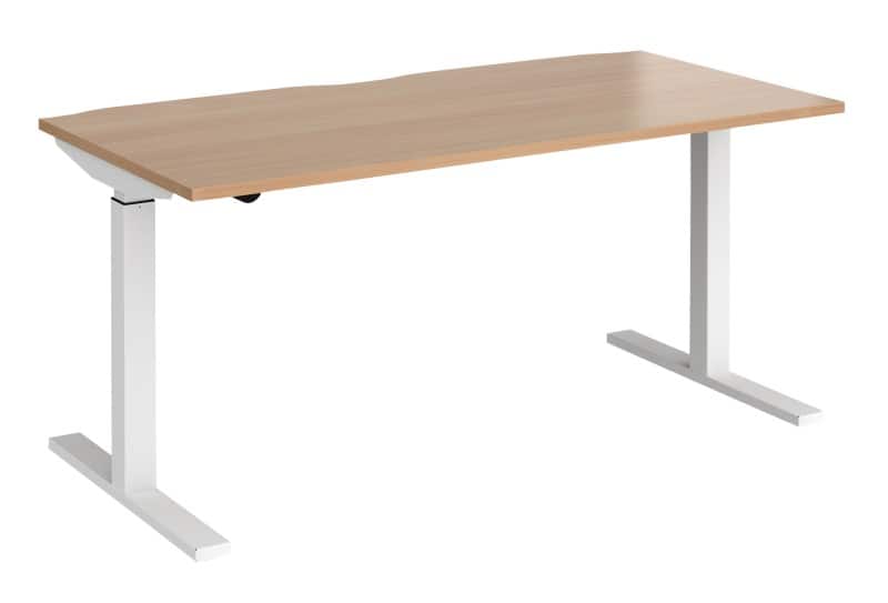 Dams International Elev8 Mono Height Adjustable Sit Stand Desk Rectangular 1,600 x 800 x 1,200 mm