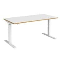 Dams International Elev8 Mono Height Adjustable Sit Stand Desk Rectangular Oak 1,600 x 800 x 1,200 mm