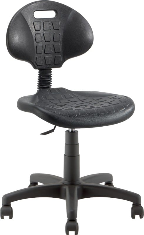 Teknik 01 Chair Plastic Without armrest Black 110 kg 680 x 680 x 960 mm 5 Castors