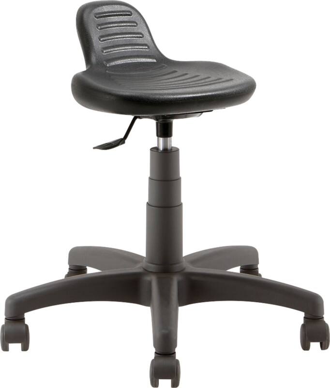 CONFORT 01/PG Stool Plastic Without armrest Height-Adjustable Seat Black 110 kg 640 x 640 mm