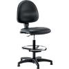 BE130 Stool Faux Leather Black MOD.111 640 x 640 x 1,330 mm