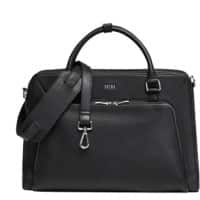SOCHA Laptop Bag 15.6 " 43 x 13 x 31.5 cm Leather Black