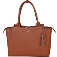 SOCHA Laptop Bag 17.3 " Leather Cognac 44 x 13 x 31.5 cm