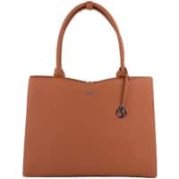 SOCHA Laptop Bag 14 " 39 x 12 x 29 cm Synthetic Leather Cognac