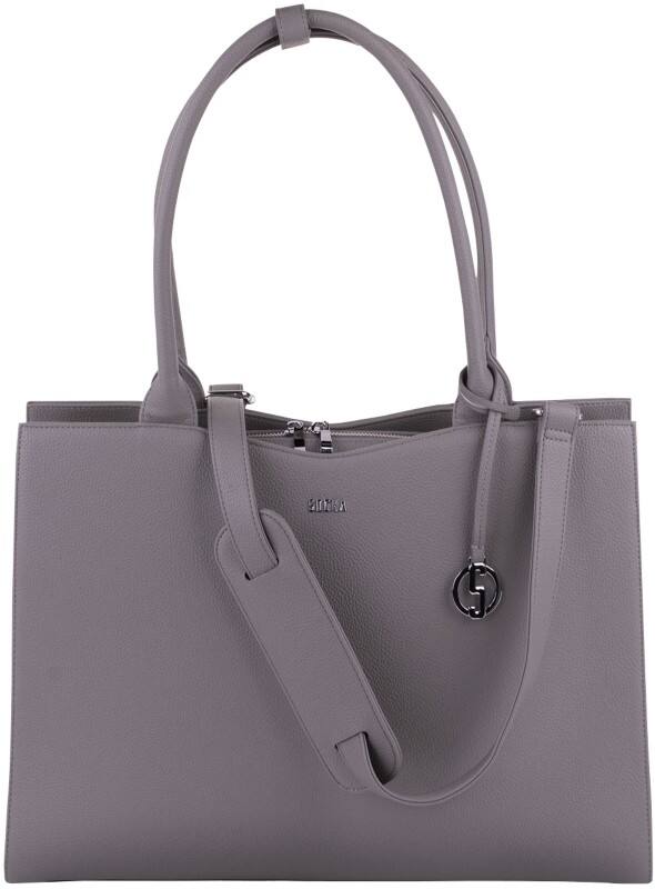 SOCHA Laptop Bag 14 " 39 x 12 x 29 cm Synthetic Leather Grey