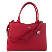 SOCHA Laptop Bag 15.6 " Synthetic Leather Red 44 x 13 x 31.5 cm