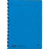 Europa Notebook 4865Z A4 Ruled Spiral Bound Side Bound Pressboard Hardback Blue Perforated 120 Pages