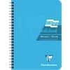 Europa Notebook 5812Z A5 Ruled Spiral Bound Side Bound Cardboard Hardback Blue Perforated 180 Pages