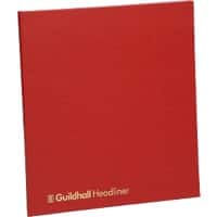 Guildhall Account Book 48/21Z Not perforated 27.8 x 1 x 30.5 cm Burgundy
