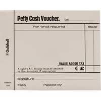 Guildhall Petty Cash Book 103-WHTZ 10.1 x 0.9 x 12.7 cm White