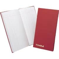 Guildhall Petty Cash Book T272Z 15.2 x 1 x 29.8 cm Red