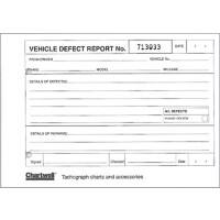 Chartwell Vehicle Defect Report Pad 21.2 x 0.6 x 14.8 cm 50 Pages CVDR1Z