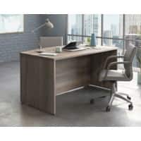 TEKNIK Affiliate Office Desk Rectangular Elm Base panel 1,500 (W) x 870 (D) x 744 (H) mm Laminated Particle Board