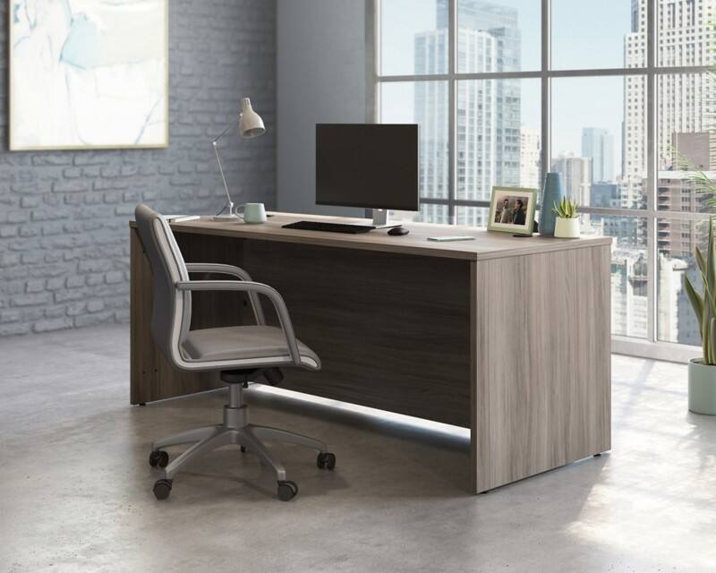 TEKNIK Affiliate Office Desk Rectangular Elm Base panel 1,806 (W) x 750 (D) x 744 (H) mm Laminated Particle Board