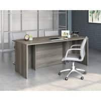 TEKNIK Affiliate Rectangular Bow Desk Elm Laminated Particleboard 1806 x 900 x 744 mm