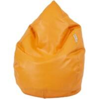 LIBERTY HOUSE TOYS Bean Bag Orange Syntehtic Leather