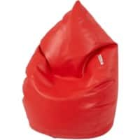 LIBERTY HOUSE TOYS Bean Bag Red Syntehtic Leather