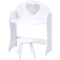 LIBERTY HOUSE TOYS Dressing Table Square TF5301 Medium-density fibreboard and acrylic glass 625 x 340 x 815 mm