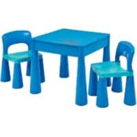 LIBERTY HOUSE TOYS Table And Chairs Set 899B Blue 510 (W) x 530 (D) x 465 (H) mm