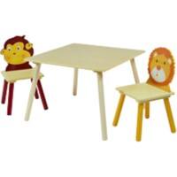 LIBERTY HOUSE TOYS Table And Chairs Set Square MZ3868-N Medium-density fibreboard 600 x 600 x 440 mm