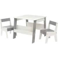 LIBERTY HOUSE TOYS Table And Chairs Set Square TF6266 Medium-density fibreboard 600 x 600 x 510 mm