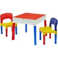 LIBERTY HOUSE TOYS Table And Chairs Set Square 698 Plastic 510 x 540 x 450 mm