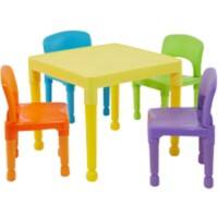 LIBERTY HOUSE TOYS Table And Chairs Set Square 8809N Plastic 510 x 510 x 430 mm