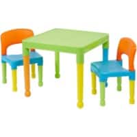 LIBERTY HOUSE TOYS Table And Chairs Set Square 8809UN Plastic 510 x 510 x 430 mm
