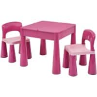 LIBERTY HOUSE TOYS Table And Chairs Set Square 899PN Plastic 510 x 530 x 465 mm