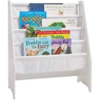 LIBERTY HOUSE TOYS Storage Unit TF4912 Medium-density fibreboard and Canvas 2+ 610 (W) x 300 (D) x 710 (H) mm White