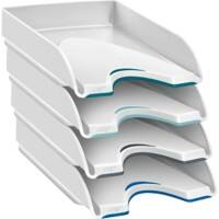 CEP Soft by CEP Letter Tray 1042000511 White 25.7 x 34.8 x 6.6 cm Pack of 4 