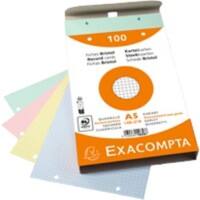 Exacompta Index Cards 10658E A5 Assorted 15 x 21.2 x 2.5 cm Pack of 10