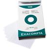 Exacompta Index Cards 13802X A6 White 10.2 x 15.3 x 2.5 cm Pack of 10