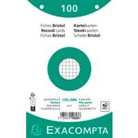 Exacompta Index Cards 10603E 125 x 200 mm White 12.7 x 20.3 x 2.5 cm Pack of 12