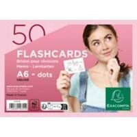 Exacompta Index Cards 10355E A6 Pink 10.5 x 14.8 x 1.3 cm Pack of 19