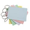 Exacompta Index Cards 10340E A6 Assorted 10.5 x 14.8 x 1.3 cm Pack of 19 of 50 sheets