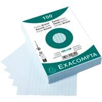 Exacompta Index Cards 10819SE A6 Sky blue 10.7 x 15 x 2.5 cm Pack of 20