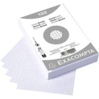 Exacompta Index Cards 10202E 100 x 150 mm White 10.2 x 15.3 x 2.5 cm Pack of 20