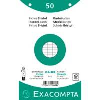 Exacompta Index Cards 12603E 125 x 200 mm White 12.7 x 20.3 x 1.1 cm Pack of 24