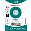 Exacompta Index Cards 38082SB Sky blue 5.5 x 7.4 x 2.3 cm Pack of 48