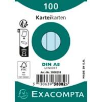 Exacompta Index Cards 38082SB Sky blue 5.5 x 7.4 x 2.3 cm Pack of 48