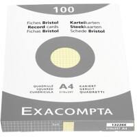 Exacompta Index Cards 13226E A4 Yellow 21.3 x 30 x 2.5 cm