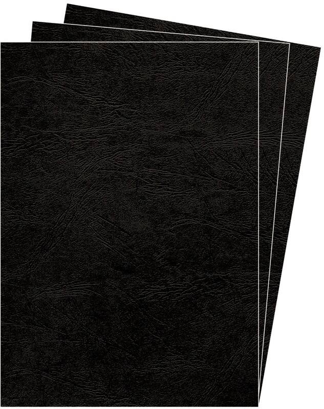 Fellowes Binding Cover A3 Paper Black Pack of 100