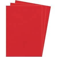 Fellowes Binding Cover Paper Red Pack of 100