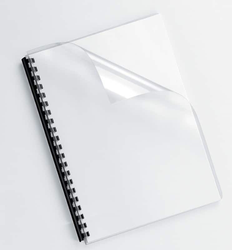 Fellowes Binding Cover A4 PVC (Polyvinyl Chloride) Transparent Pack of 100
