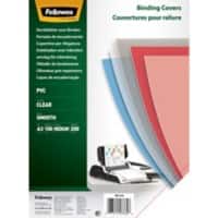 Fellowes Binding Cover PVC Transparent Pack of 100