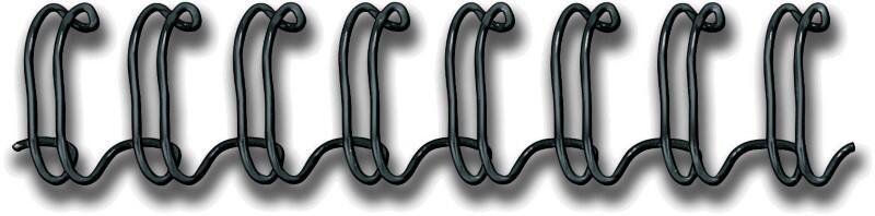 Fellowes Binding Wires A4 100 Sheets Metal Black Pack of 100