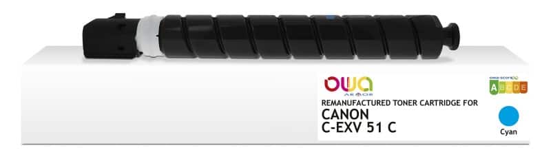 OWA C-EXV 51 C Compatible Canon Ink Cartridge K40260OW Cyan