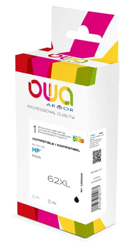 OWA 62XL Compatible HP Ink Cartridge K20583OW Black