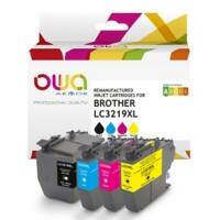 OWA LC3219XL Compatible Brother Ink Cartridge Cyan, Yellow, Magenta, Black Multipack Pack of 4